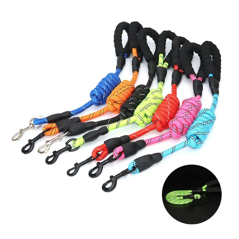 Reflective Dog Leash with Padded Handle