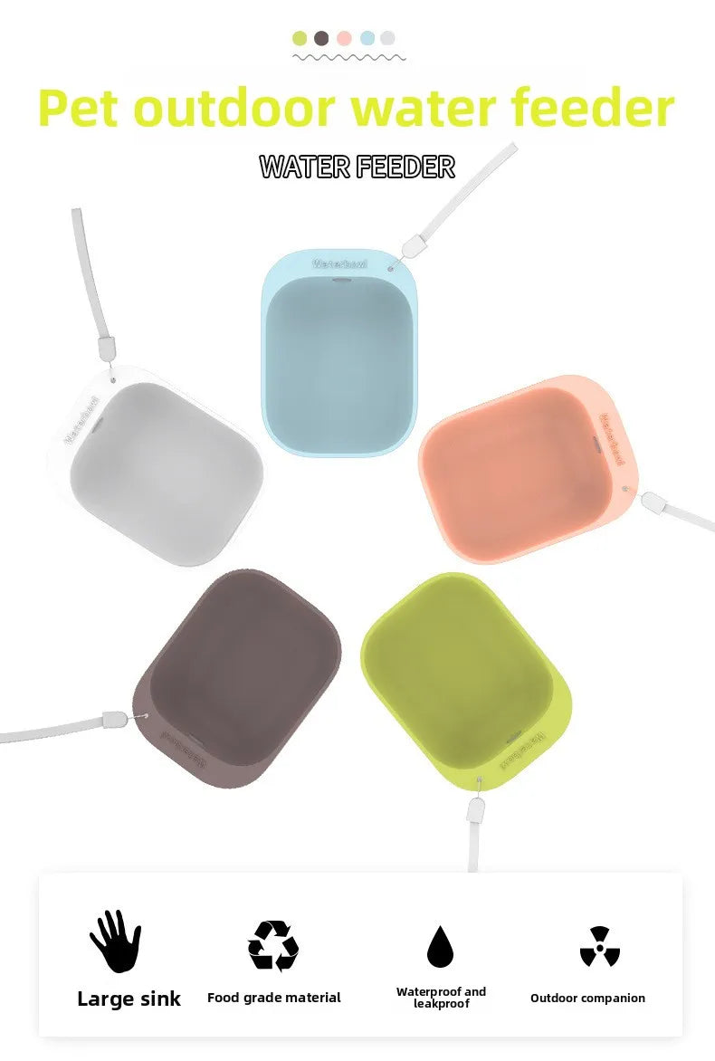 Clip-On Travel Water Bowl for Dogs