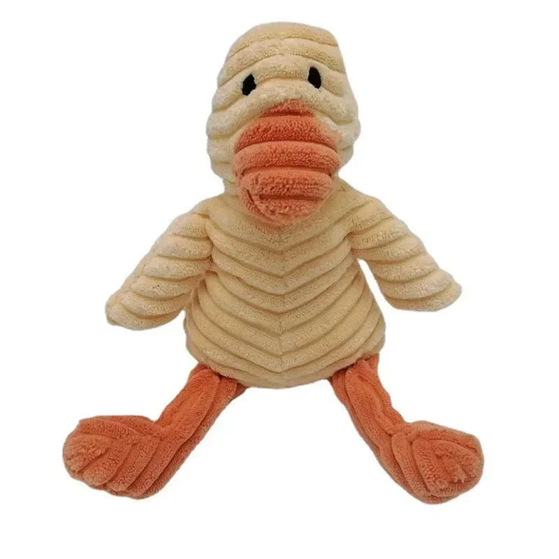 Corduroy Squeaky Plush Animal Dog Toy