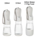 2-in-1 Portable Dog Water Bottle & Food Container