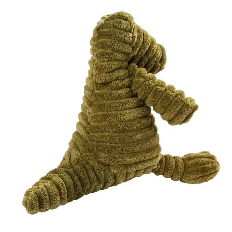 Corduroy Squeaky Plush Animal Dog Toy