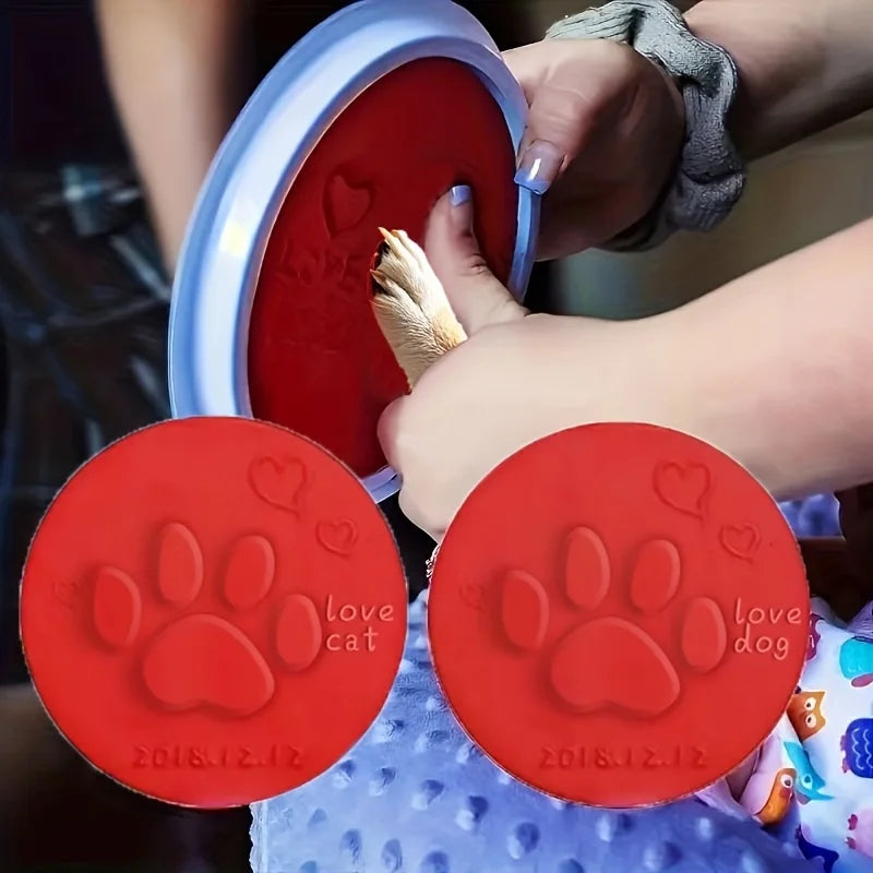 Pet Paw Print Keepsake Clay Kit