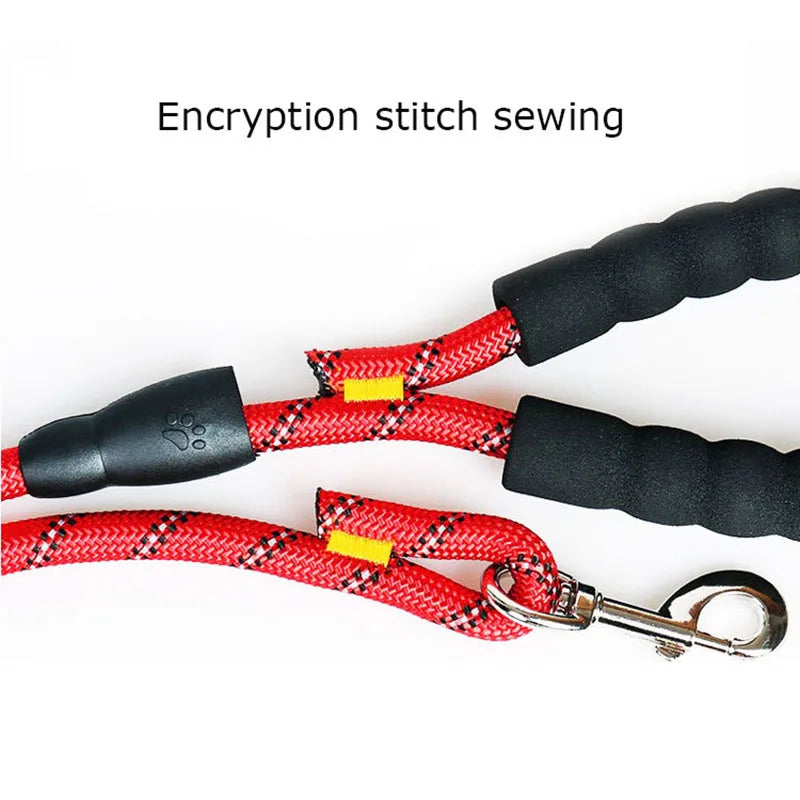 Reflective Dog Leash with Padded Handle