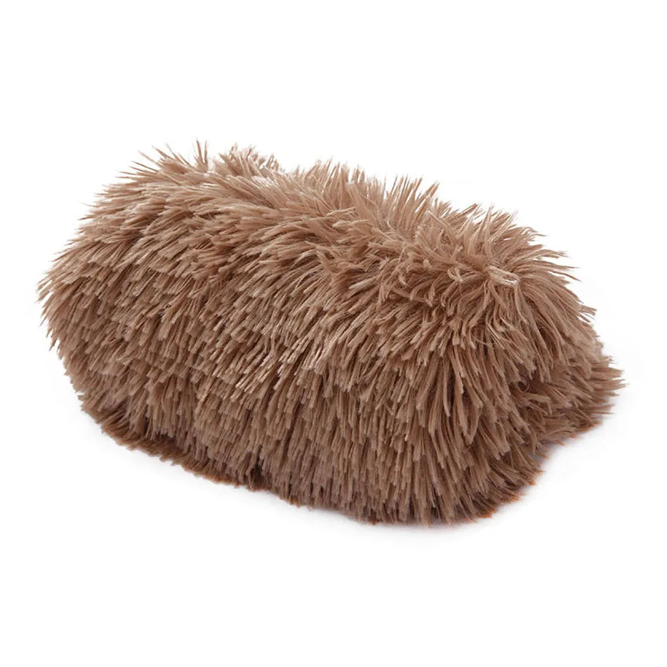 Fluffy Plush Pet Blanket & Bed Mat
