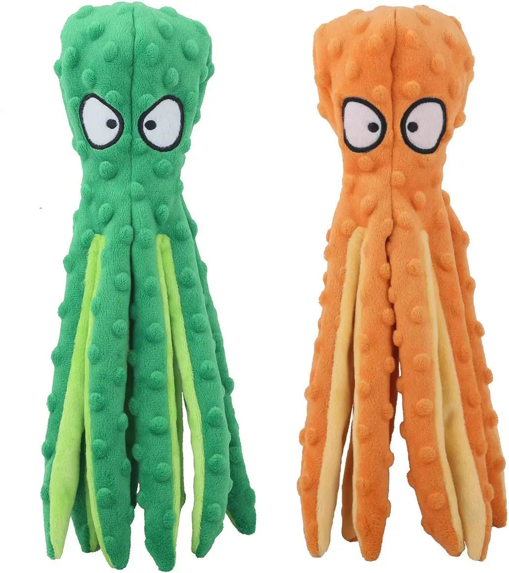 No-Stuff Squeaky Octopus Puzzle Toy