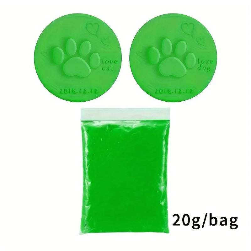 Pet Paw Print Keepsake Clay Kit