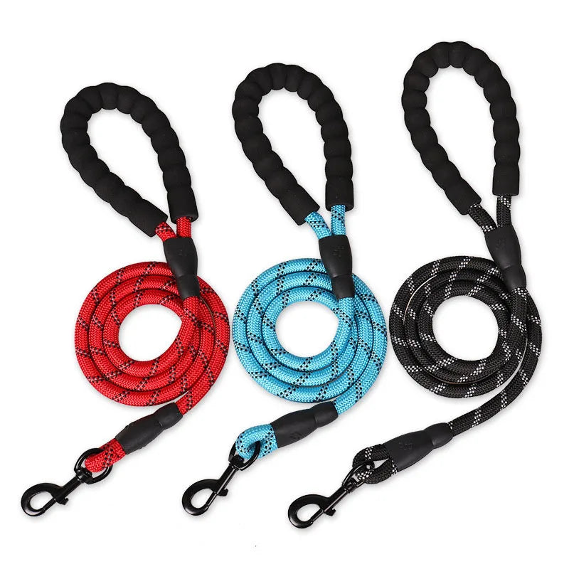 Reflective Dog Leash with Padded Handle