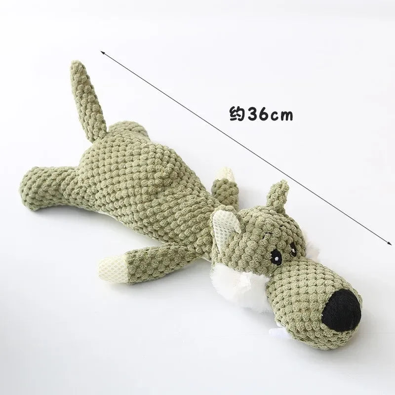 Plush Animal Squeaky Dog Toy