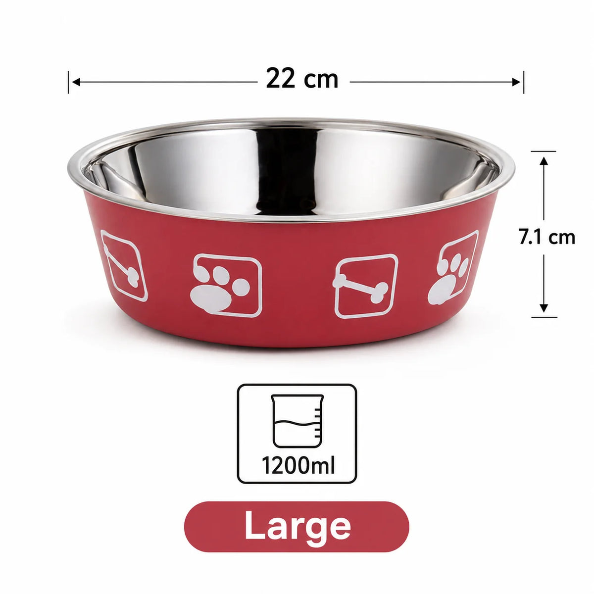 Stainless Steel Pet Feeding Bowl