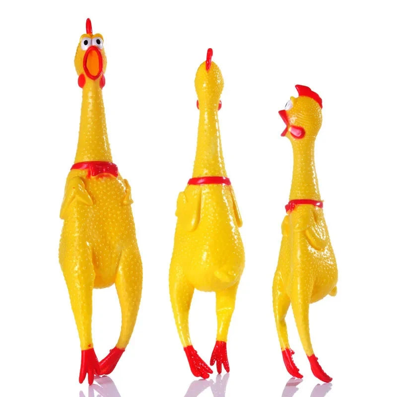 Screaming Chicken Dog Chew Toy
