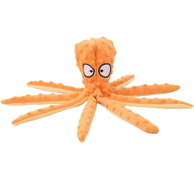 No-Stuff Squeaky Octopus Puzzle Toy