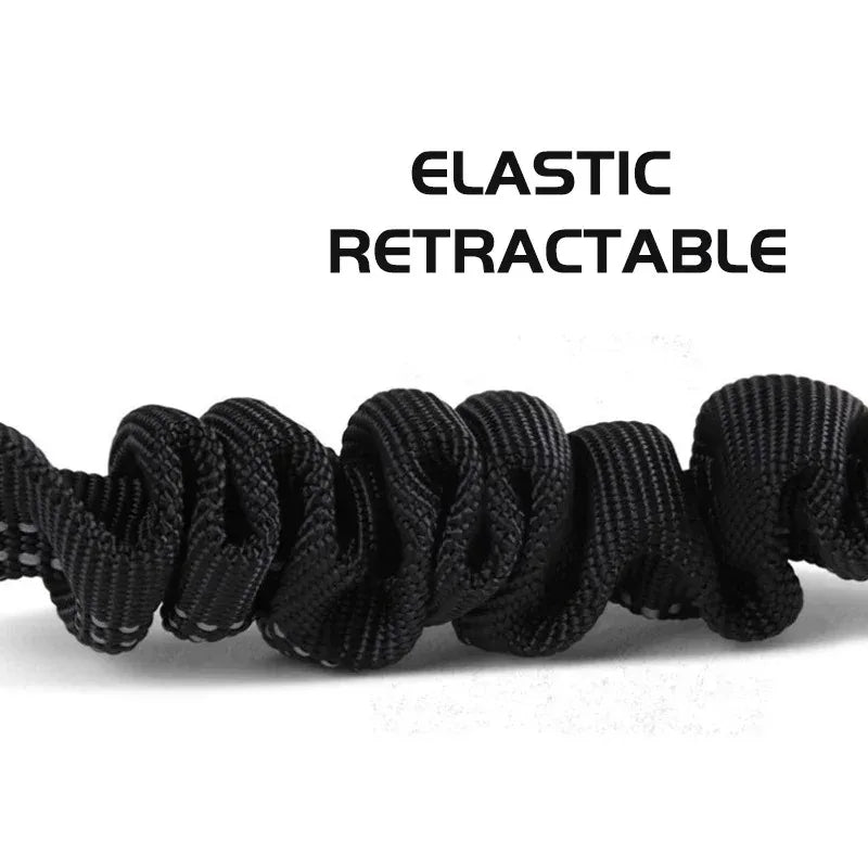 Pet Dog Double Leashes Dog Leash Rope Elastic Extended Pet Leash Belt Outdoor Training for Two Double Small Medium Dogs Lead
