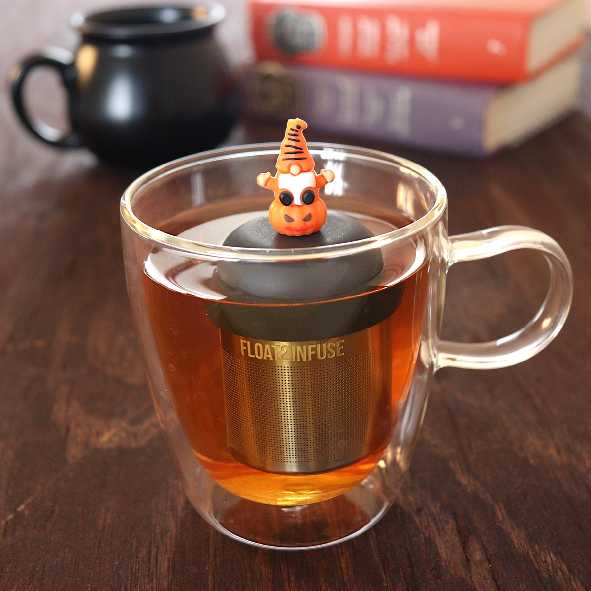 Floating Pumpkin Gnome Tea Infuser - Cute Tea Infuser for Loose Leaf