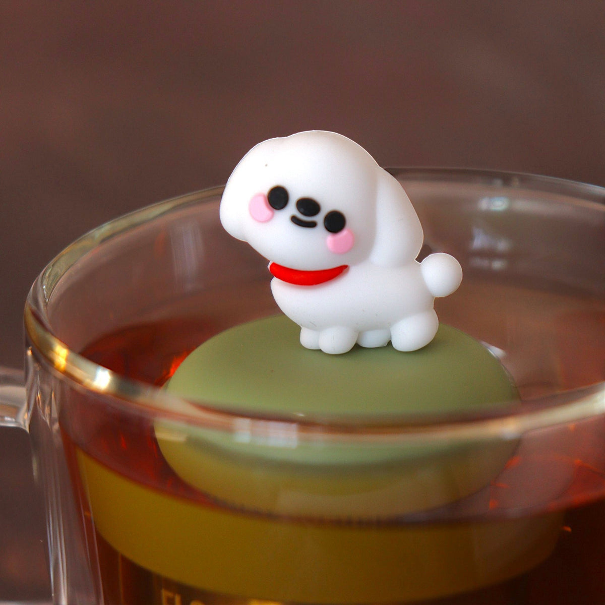 Floating Maltese Dog Tea Infuser - Cute Tea Infuser for Loose Tea