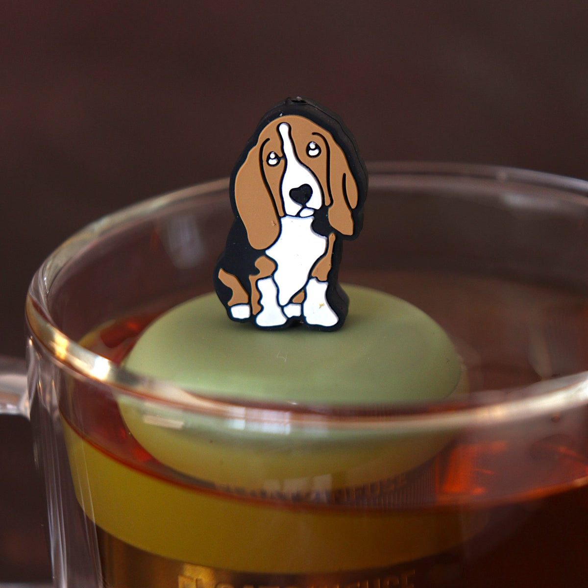 Floating Basset Hound Tea Infuser - Cute Tea Infuser for Loose Tea