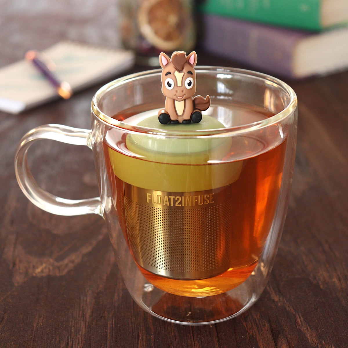 Floating Baby Donkey Tea Infuser - Cute Tea Infuser for Loose Tea