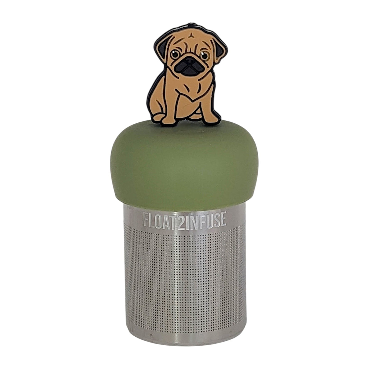 Floating Brown Pug Tea Infuser - Cute Tea Infuser for Loose Leaf Tea