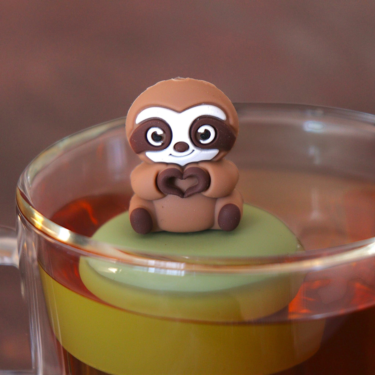 Floating Heart Sloth Tea Infuser - Cute Tea Infuser for Loose Tea
