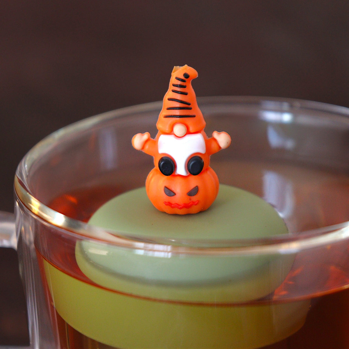 Floating Pumpkin Gnome Tea Infuser - Cute Tea Infuser for Loose Tea