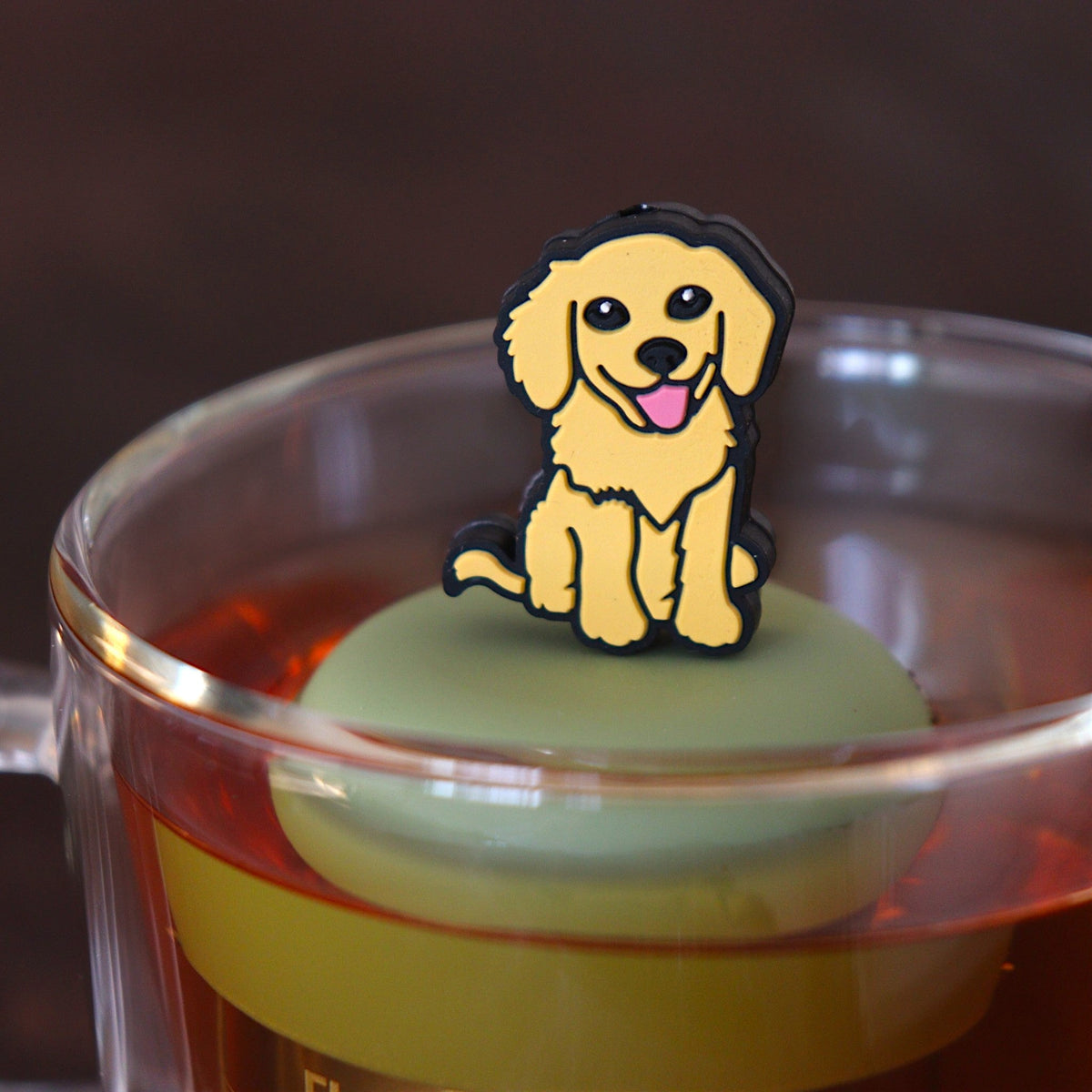 Floating Yellow Dog Tea Infuser - Cute Tea Infuser for Loose Leaf Tea