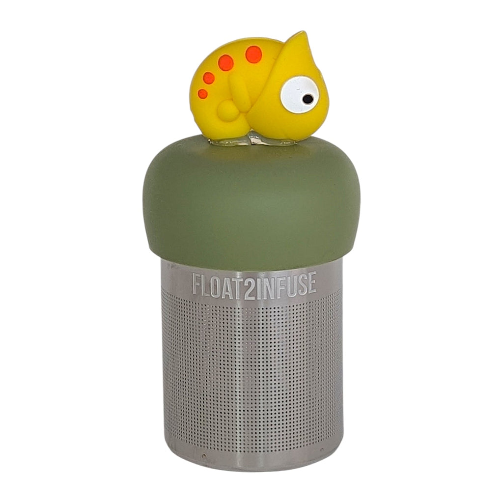 Floating Yellow Lizard Tea Infuser - Cute Tea Infuser for Loose Tea
