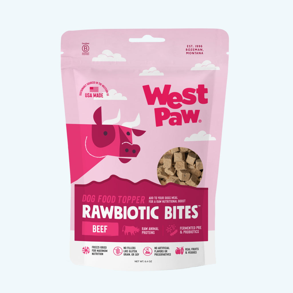 Rawbiotic Bites™ Beef — Freeze-Dried Raw Dog Food Topper