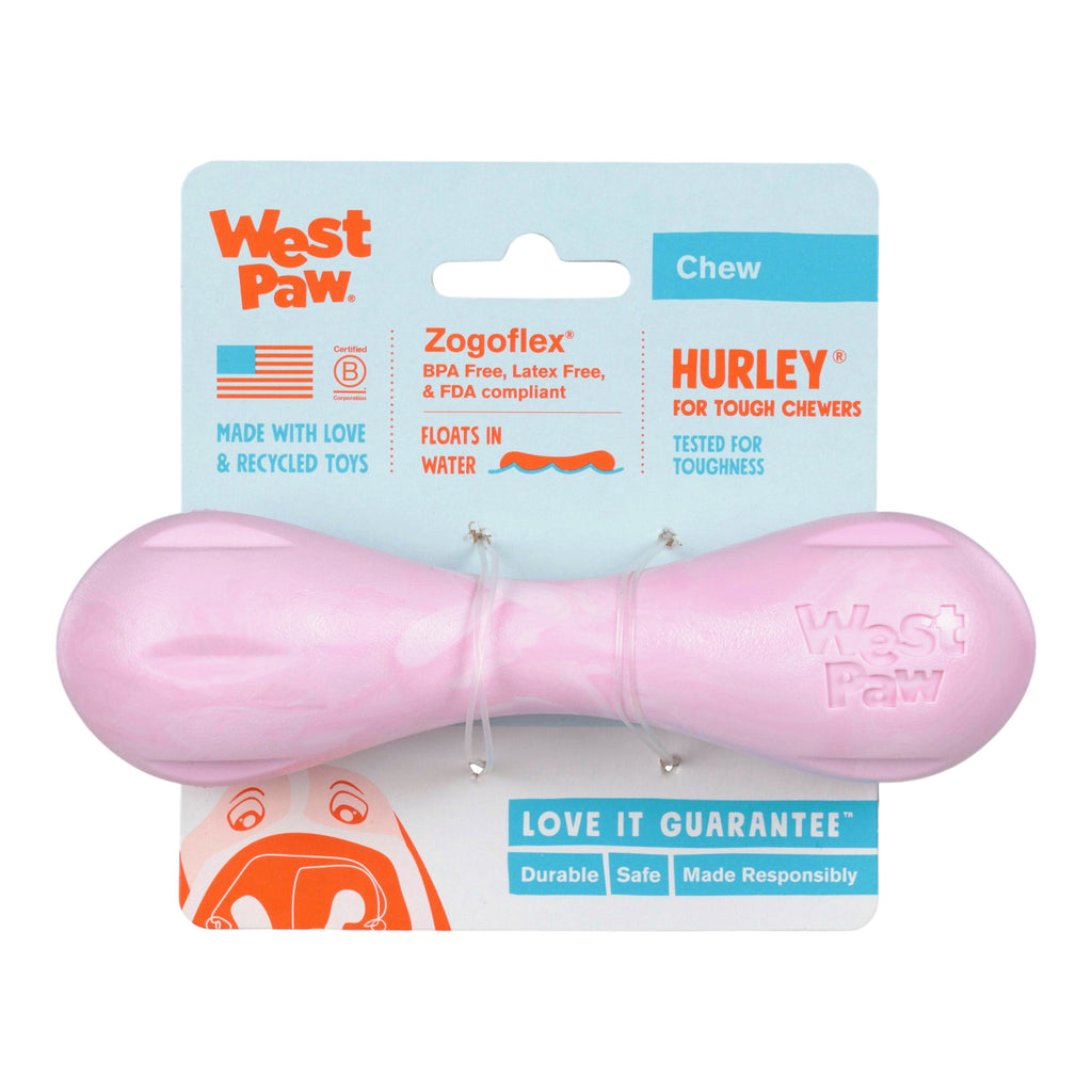 Hurley® Bubblegum Swirl — Limited Edition Zogoflex® Bone Dog Toy