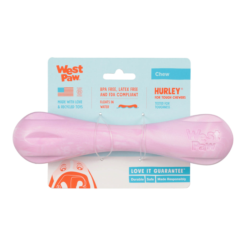 Hurley® Bubblegum Swirl — Limited Edition Zogoflex® Bone Dog Toy