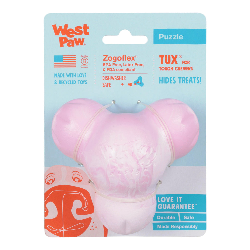 Tux Bubblegum Swirl— Limited Edition Zogoflex® Treat Toy