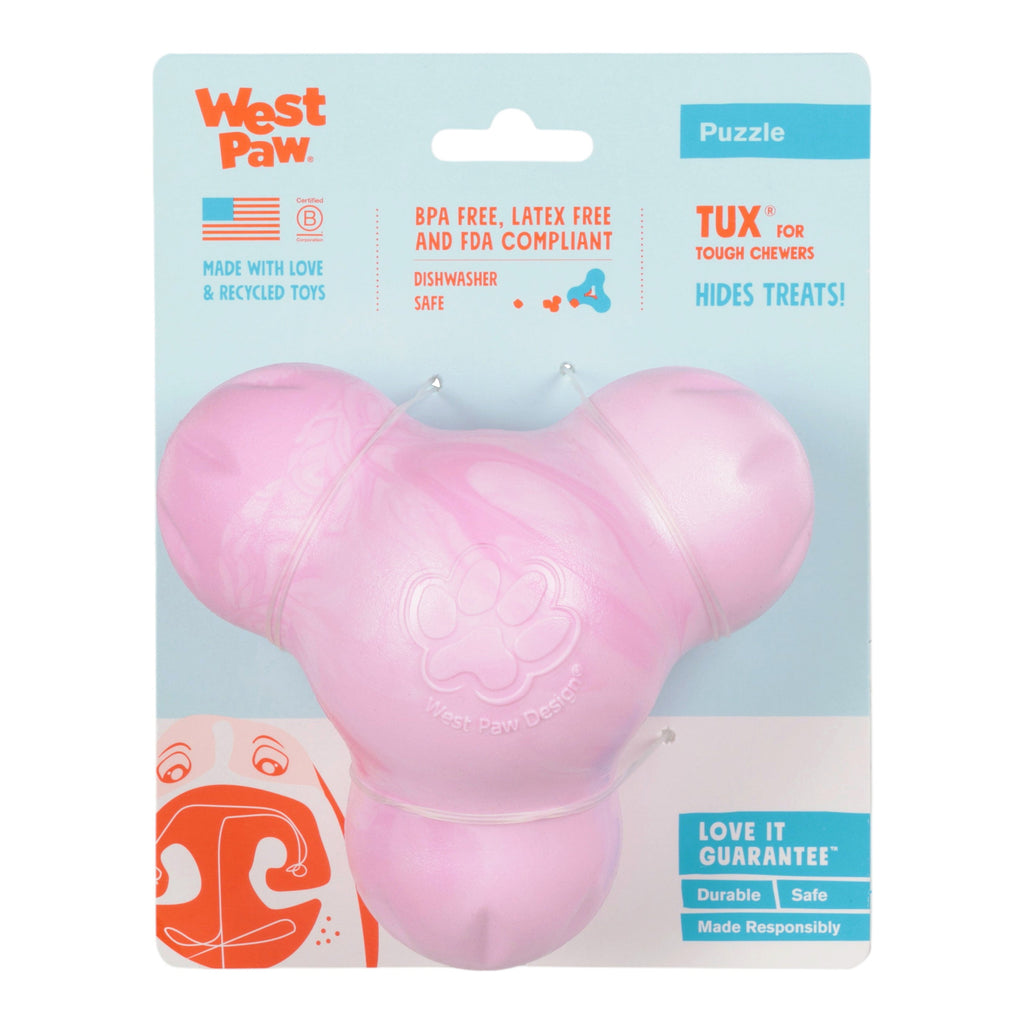 Tux Bubblegum Swirl— Limited Edition Zogoflex® Treat Toy