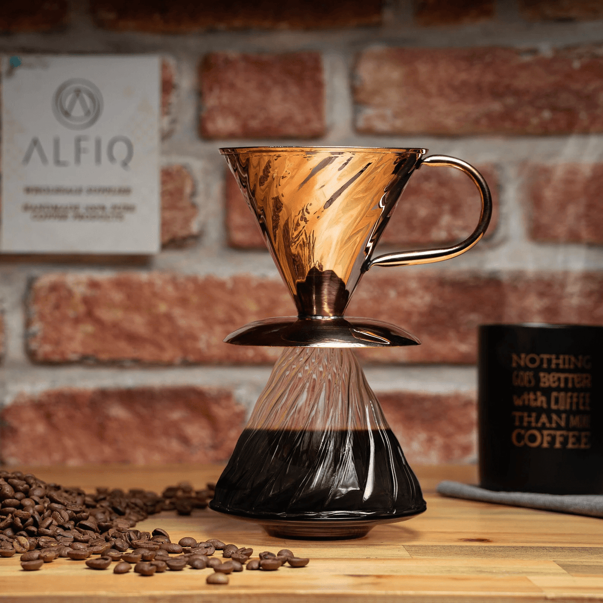 Handmade Copper Pour-Over Coffee Dripper