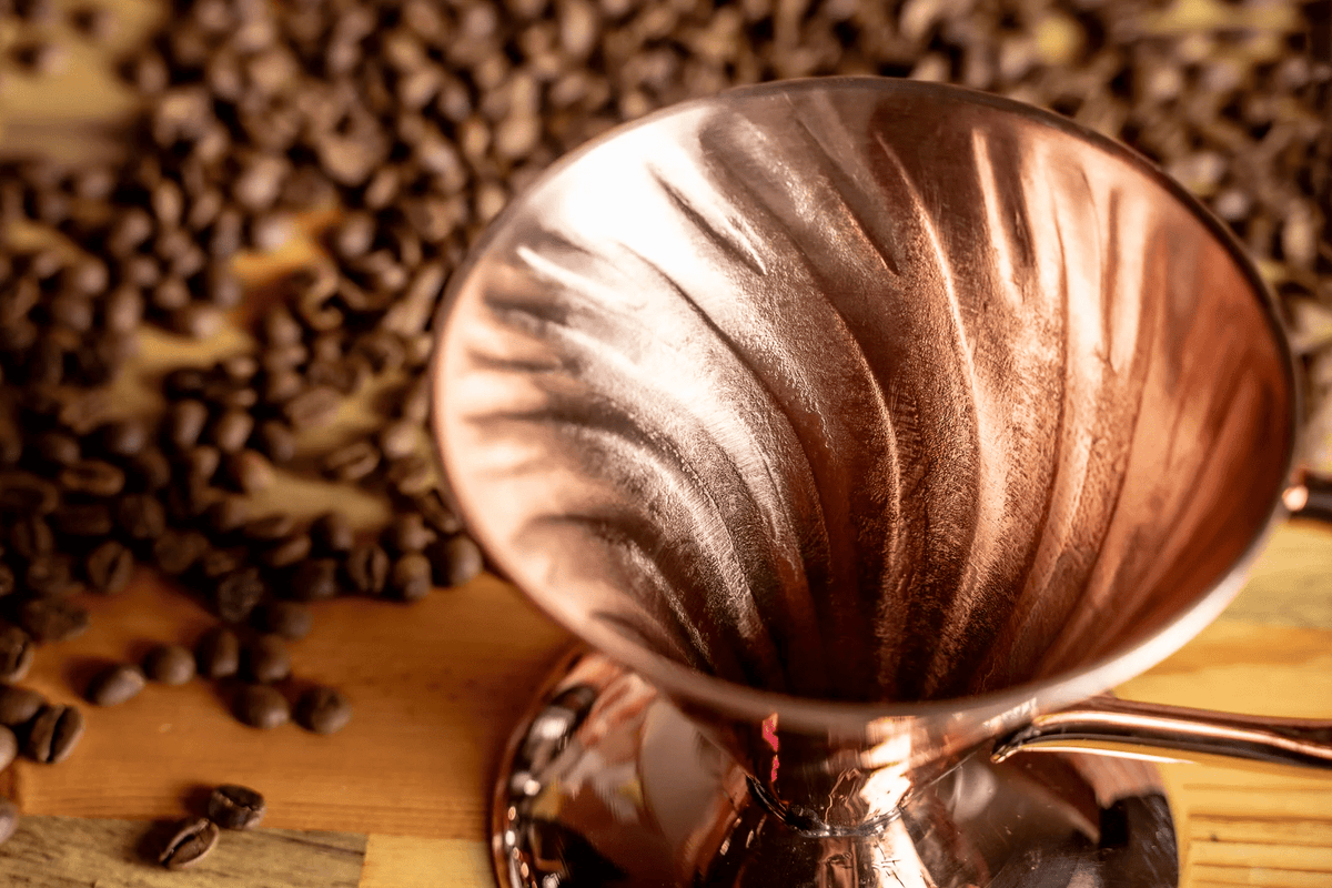 Handmade Copper Pour-Over Coffee Dripper