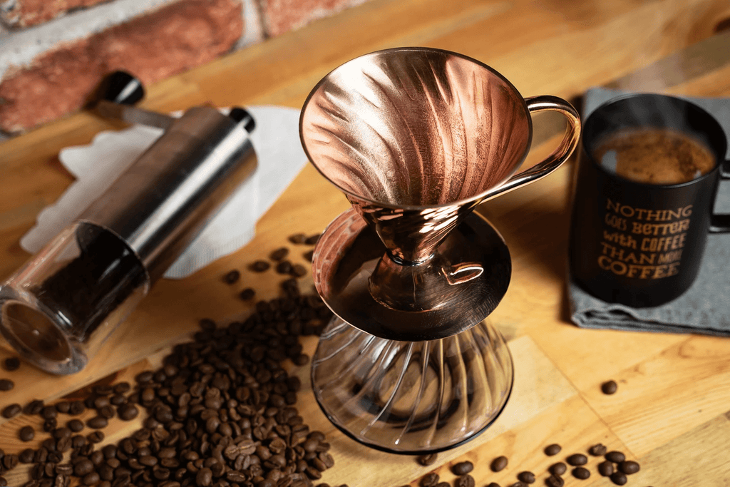 Handmade Copper Pour-Over Coffee Dripper