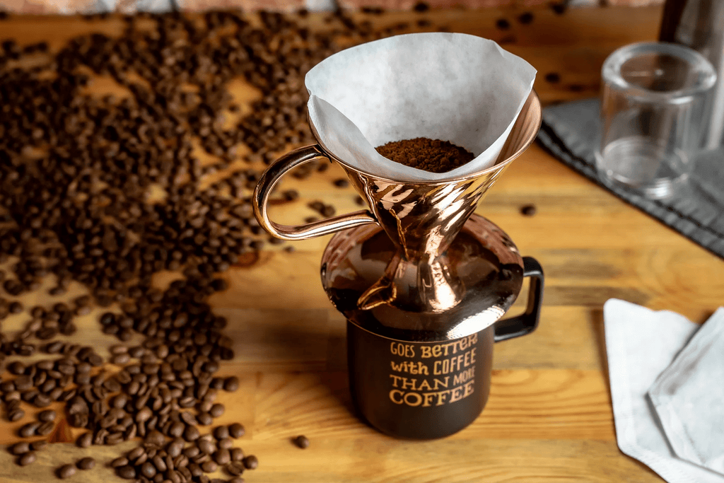 Handmade Copper Pour-Over Coffee Dripper