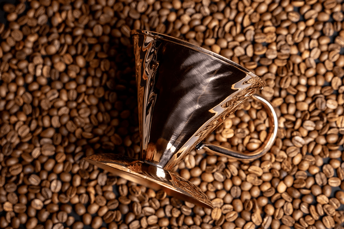 Handmade Copper Pour-Over Coffee Dripper