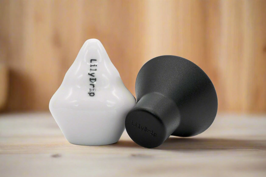 LilyDrip Costas of Sweden (COS) Ceramic Pour-Over Insert – Slow Flow, Fits V60 & Origami Cone Drippers