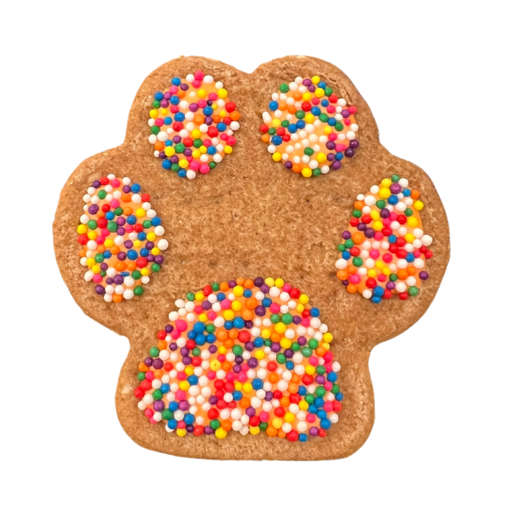 Paw Print Sprinkle Cookie