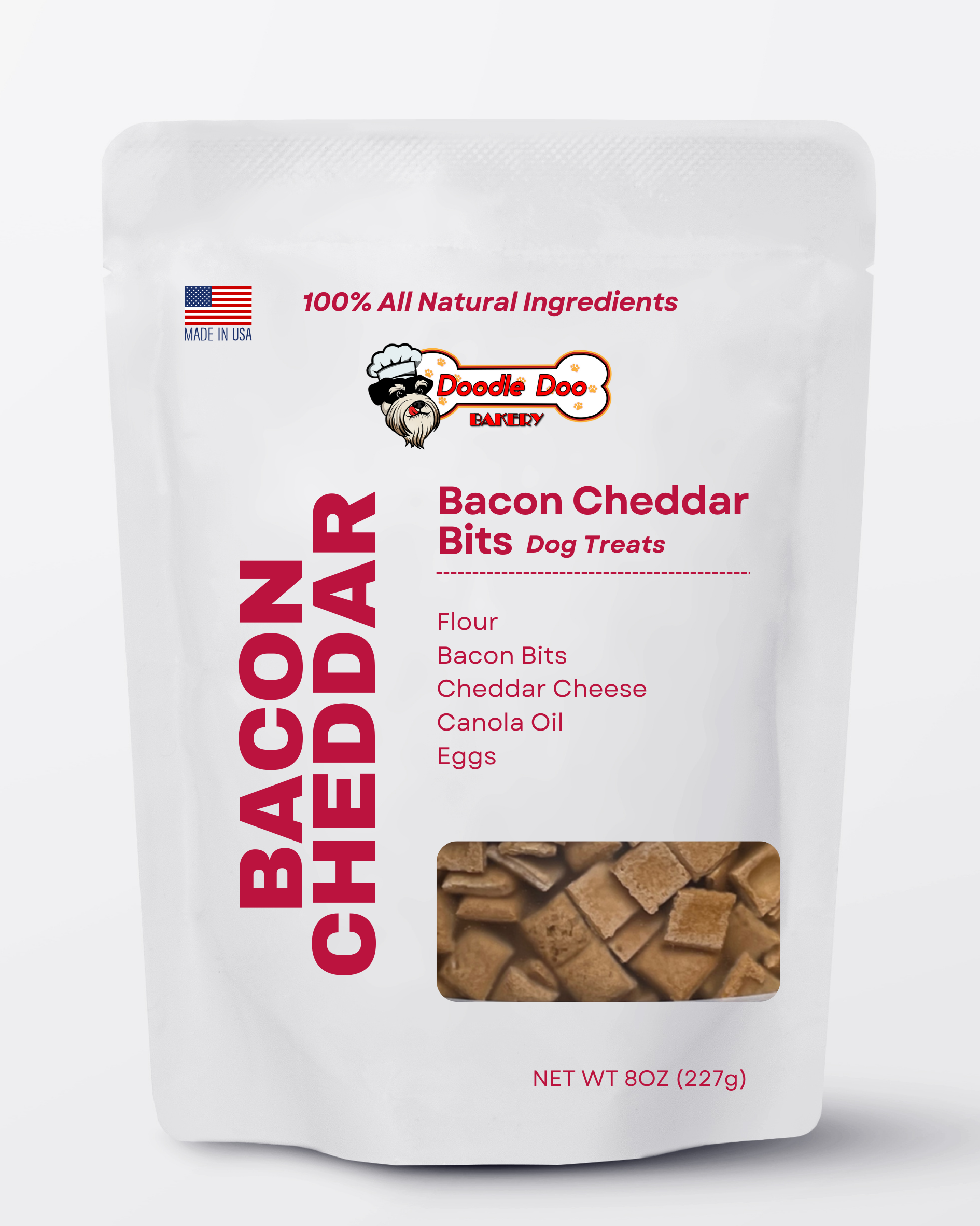 Bacon Cheddar Bits Treat 1/2lb