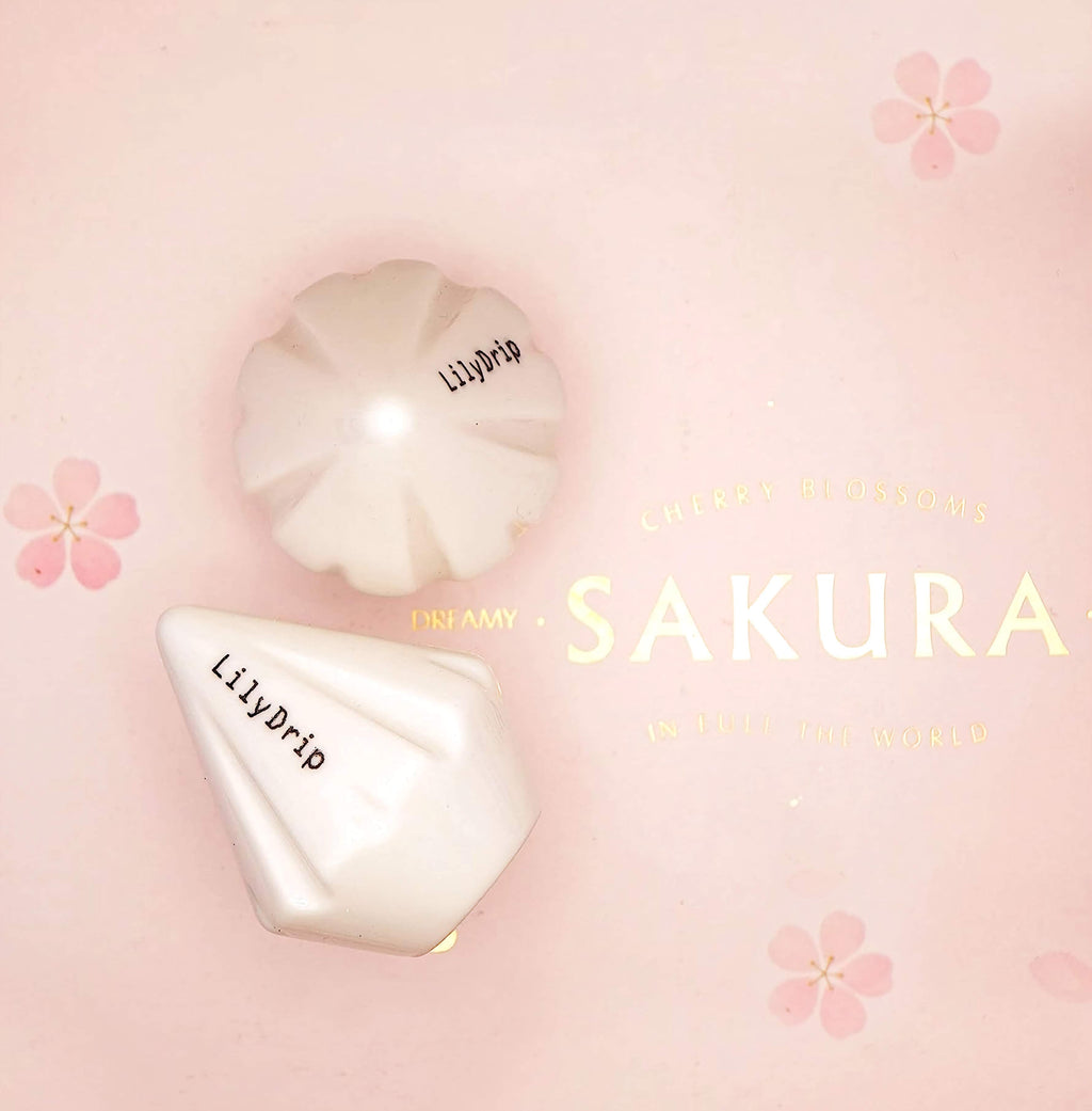 LilyDrip Sakura Ceramic Pour-Over Insert – Fast Flow, Fits V60 & Origami Cone Drippers