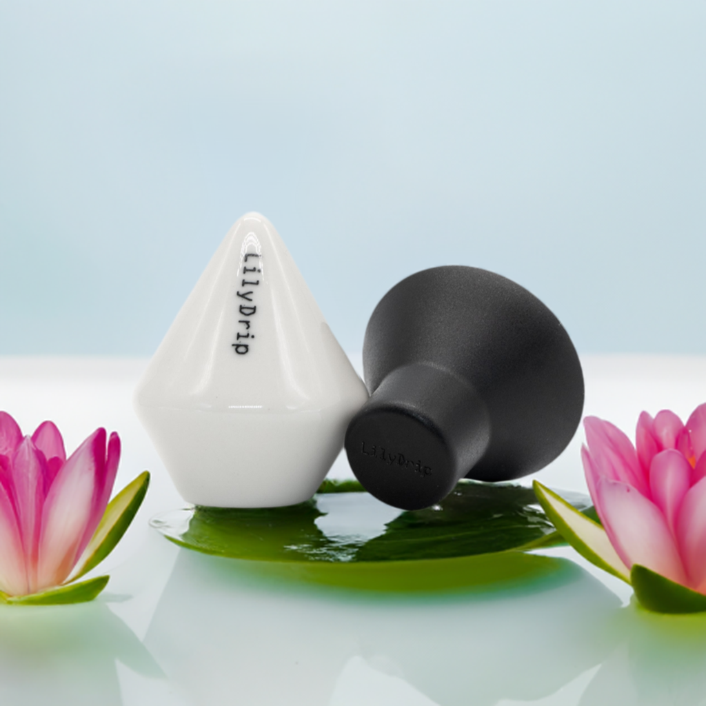 LilyDrip Original Ceramic Pour-Over Insert – Balanced Flow, Fits V60 & Origami Cone Drippers