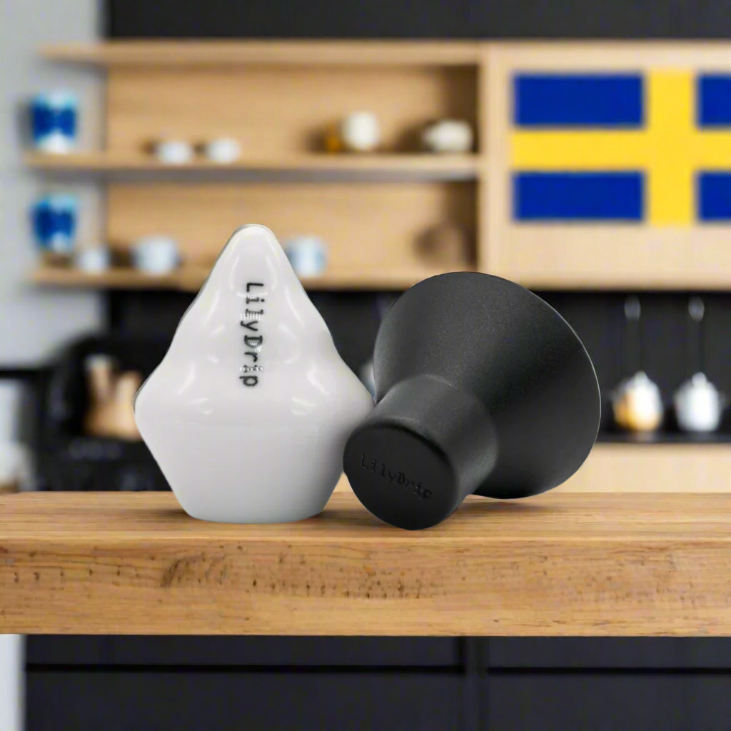 LilyDrip Costas of Sweden (COS) Ceramic Pour-Over Insert – Slow Flow, Fits V60 & Origami Cone Drippers