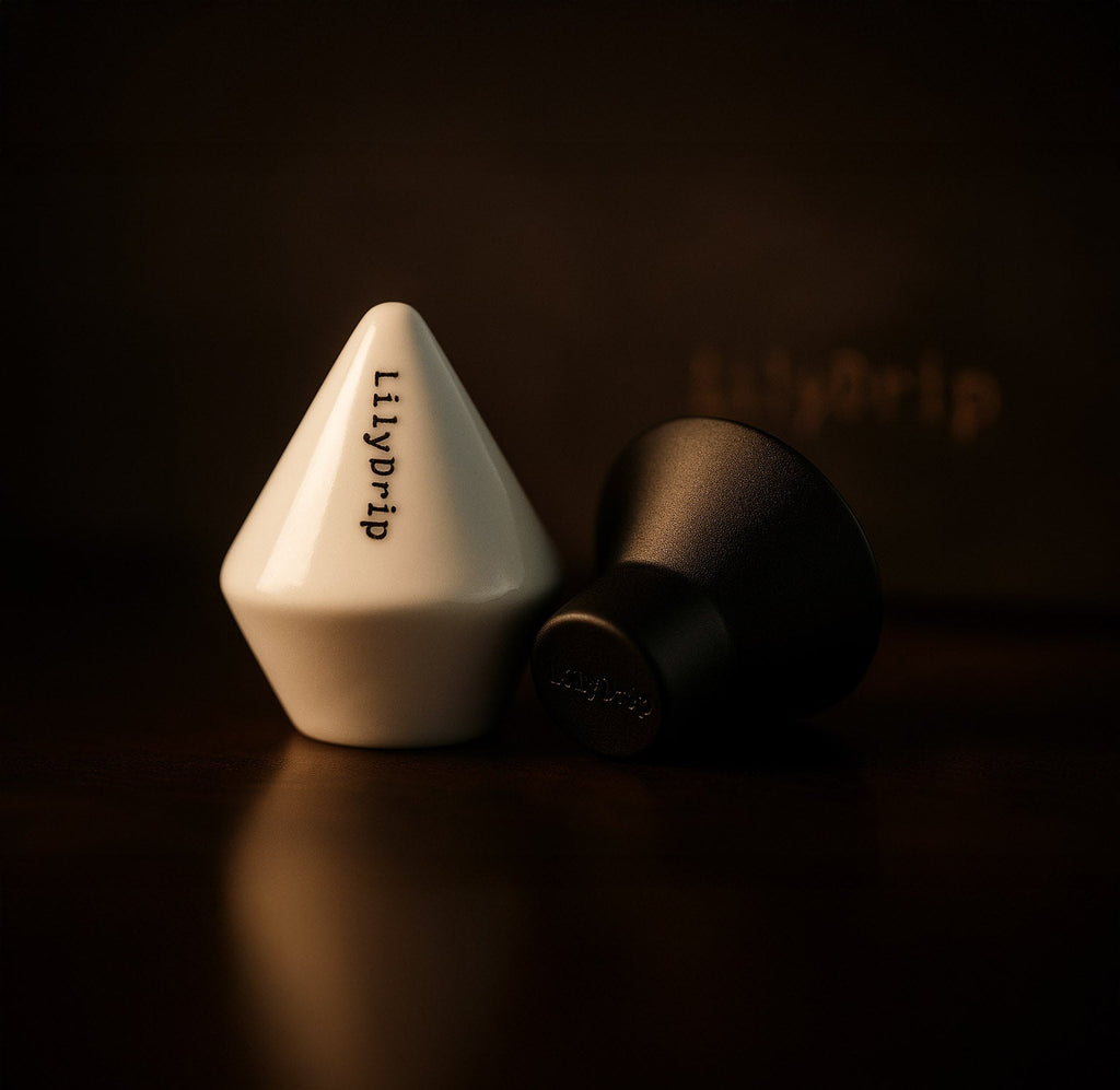 LilyDrip Original Ceramic Pour-Over Insert – Balanced Flow, Fits V60 & Origami Cone Drippers