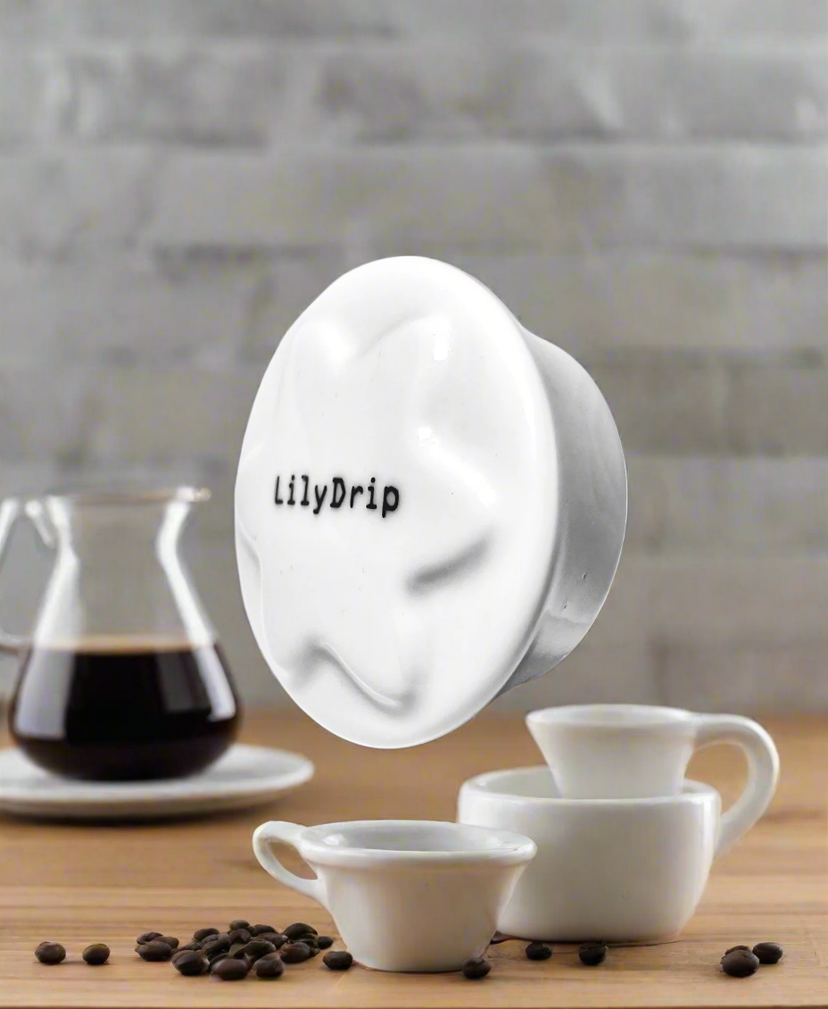 LilyDrip Lotos-C Ceramic Basket Filter Holder for Chemex