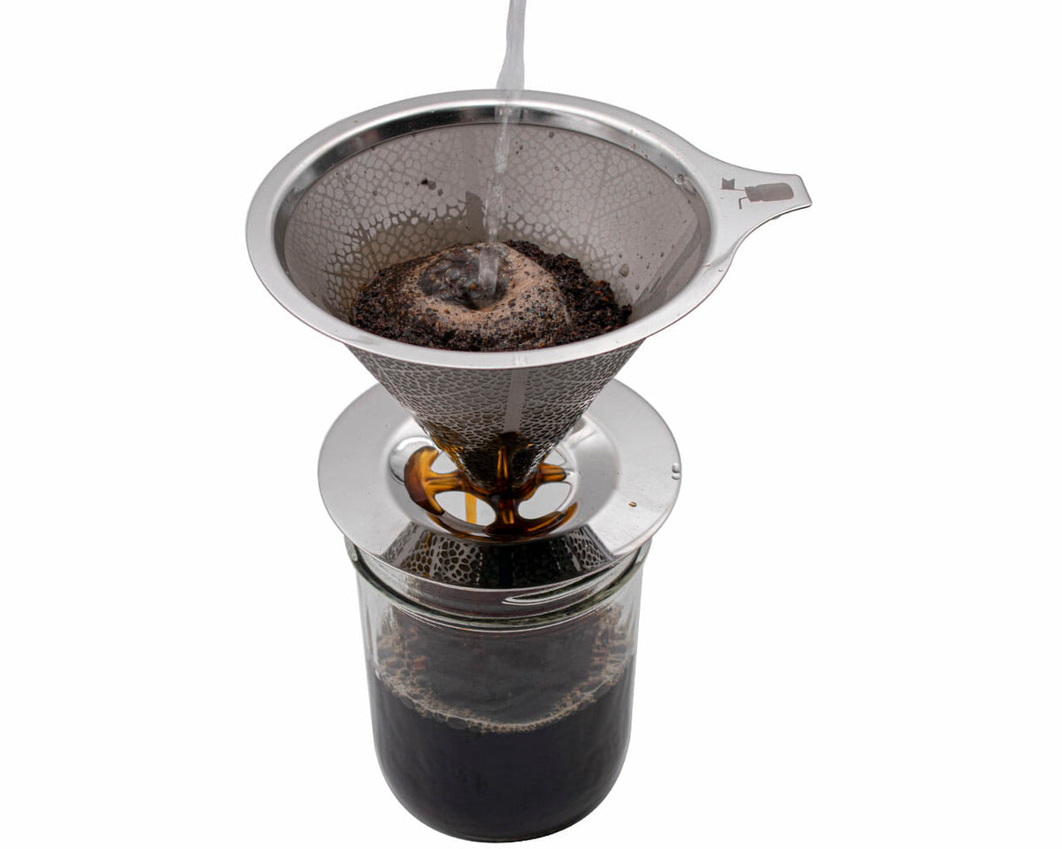Reusable Stainless Steel Pour-Over Coffee Filter