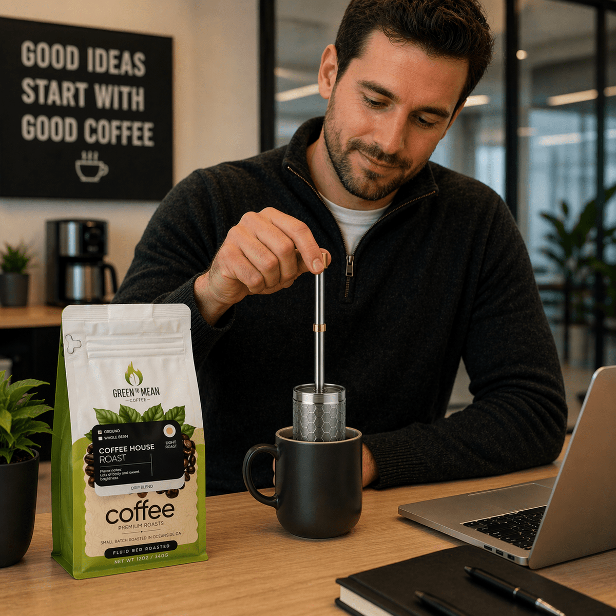 Portable Immersion Coffee Brewer – Brew Right in Your Mug