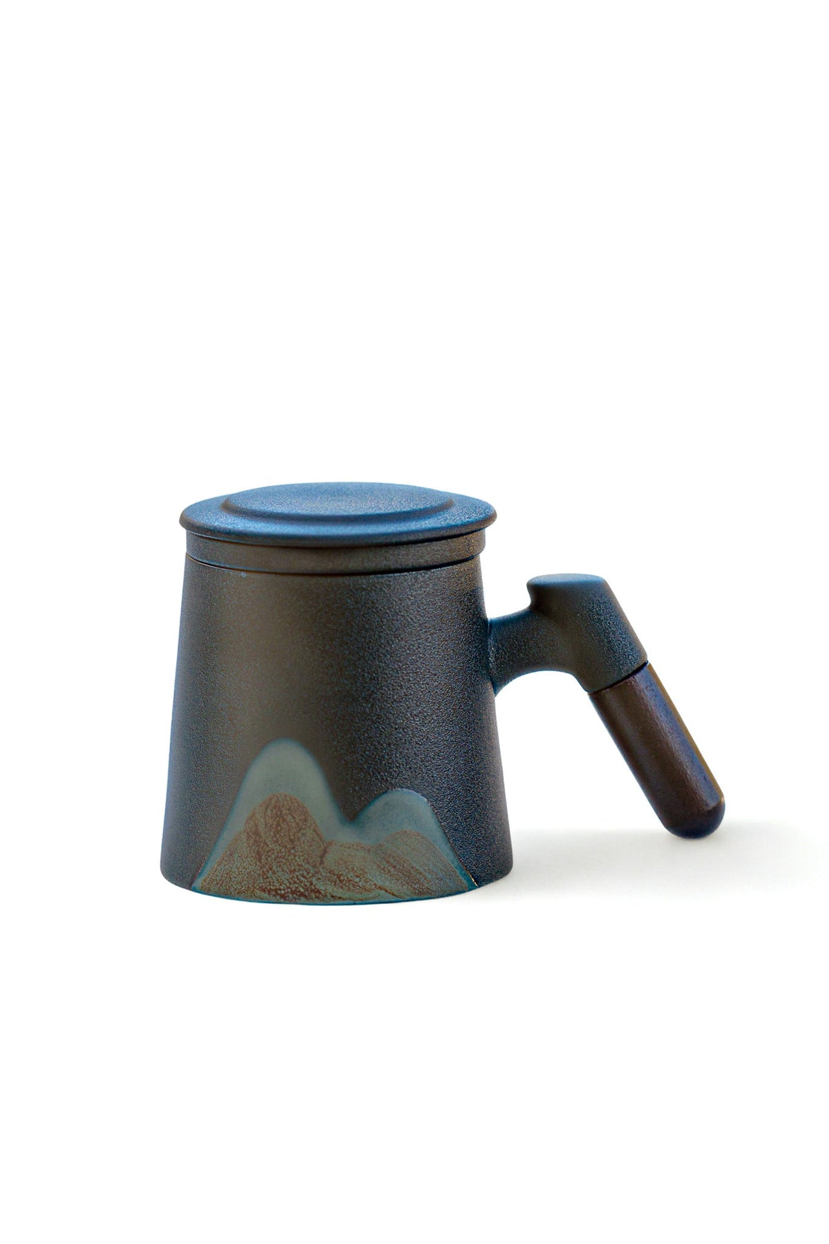 Mountain Tea Infuser Mug with Lid,