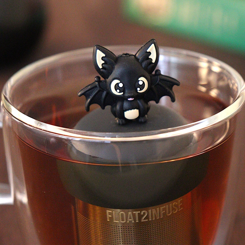 Floating Black Bat Tea Infuser - Cute Animal Tea Infuser for Loose Tea