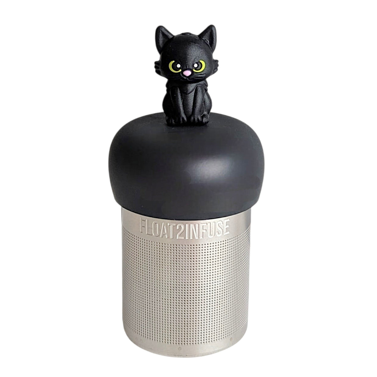Floating Black Cat Tea Infuser - Cute Animal Tea Infuser for Loose Tea