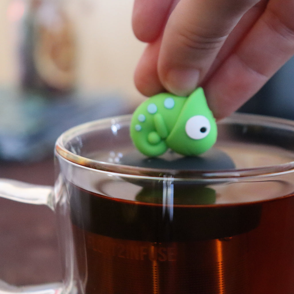 Floating Chameleon Tea Infuser - Cute Animal Tea Infuser for Loose Leaf Tea