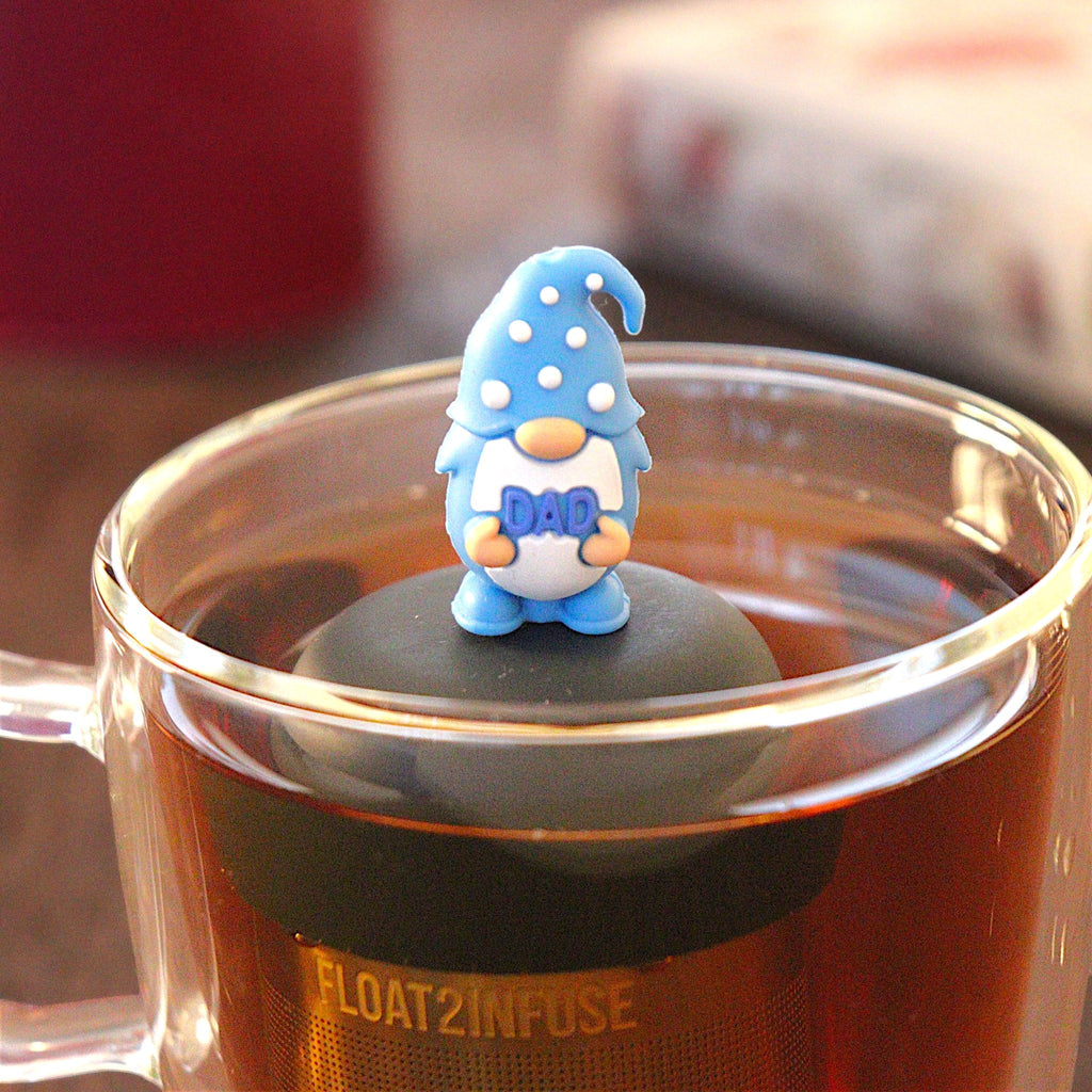 Floating Blue Dad Gnome Tea Infuser - Cute Tea Infuser for Loose Leaf Tea
